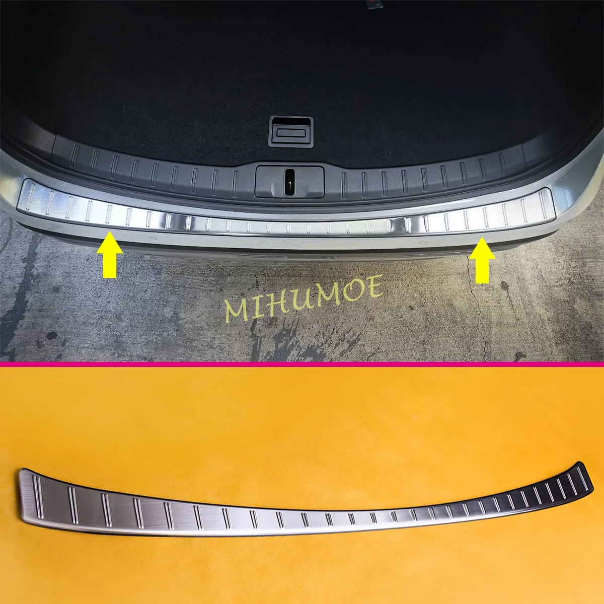 

Stainless Steel Rear Bumper Protector Trunk Sill Guard For 2023 2024 2025 Lexus RX350 RX350h RX450h+ RX500h Accessories