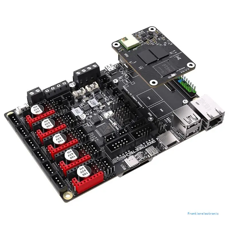 BIGTREETECH Manta M5P+CB1 64Bit 1GB DDR3 V2.2 Motherboard Support EZ2209 DropShipping