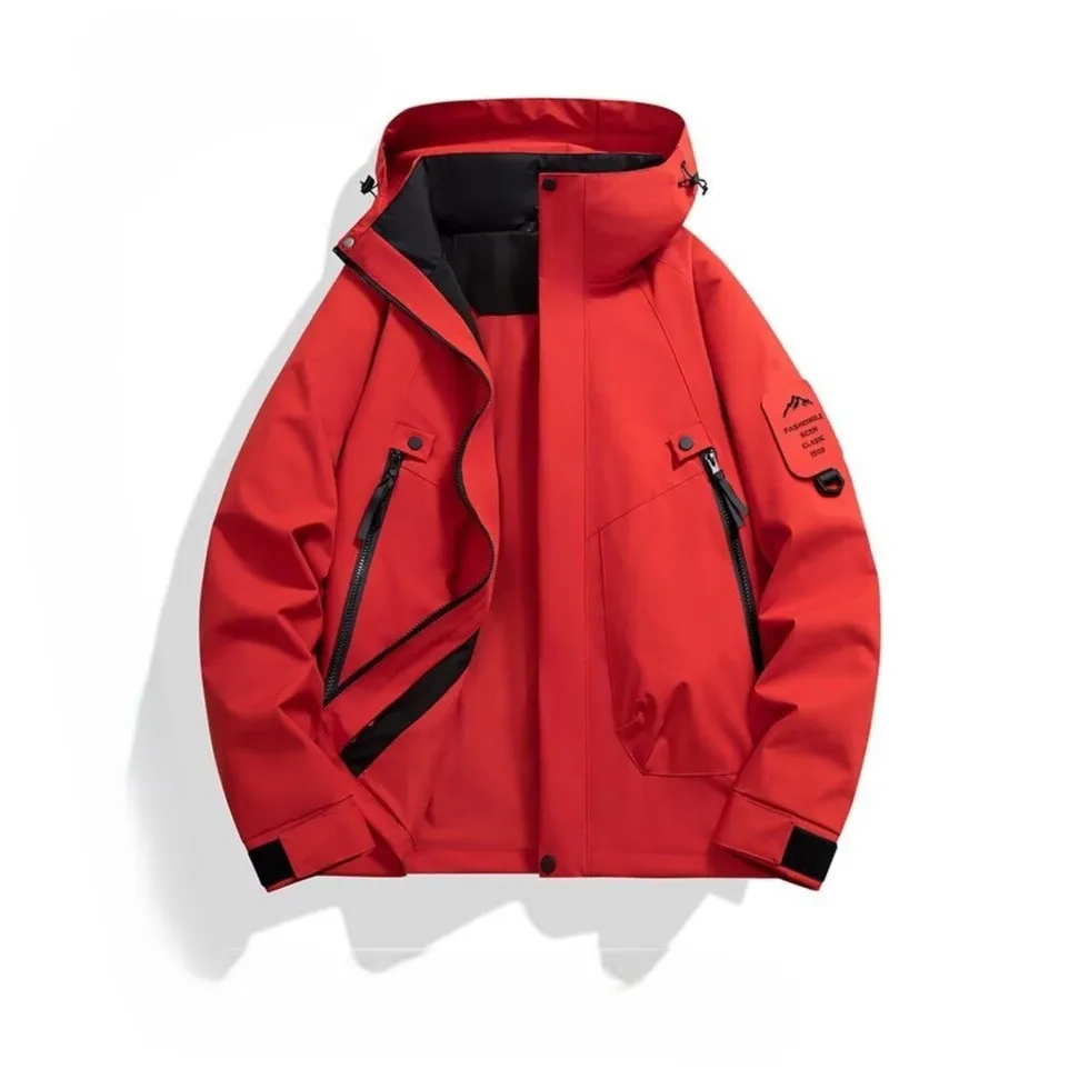 STLF مخصص يندبروف الشتاء على الجليد سترة الرجال الرياضة اليومية وسترة تزلج عادية مقاوم للماء يندبروف مقنعين سترة التزلج #6