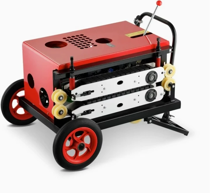 Pushing Easy Operate Fiber Optic Cable Conveyor Blowers Cable Pulling Machine