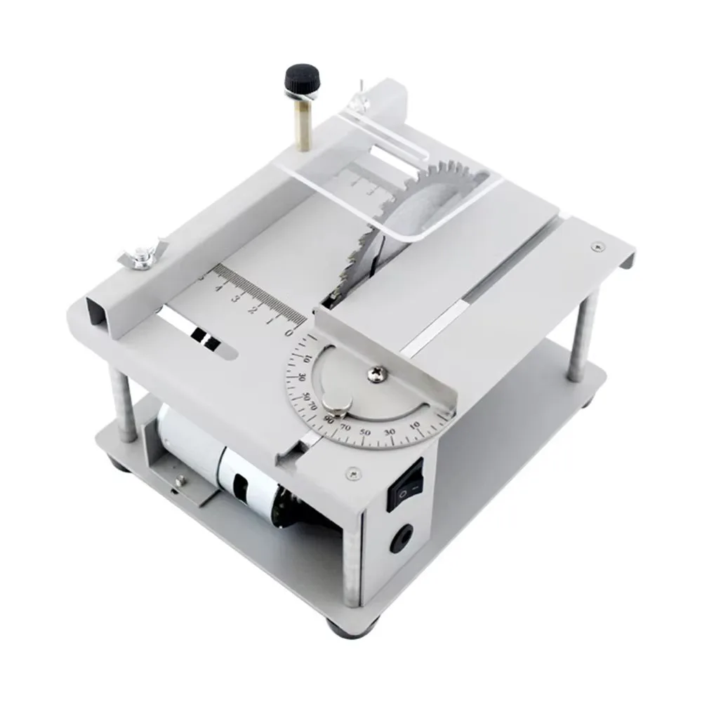 

Mini Electric Table Saw Miniature Precision Table Saw Portable Woodworking Push Table Saw Multifunctional Cutting Machine