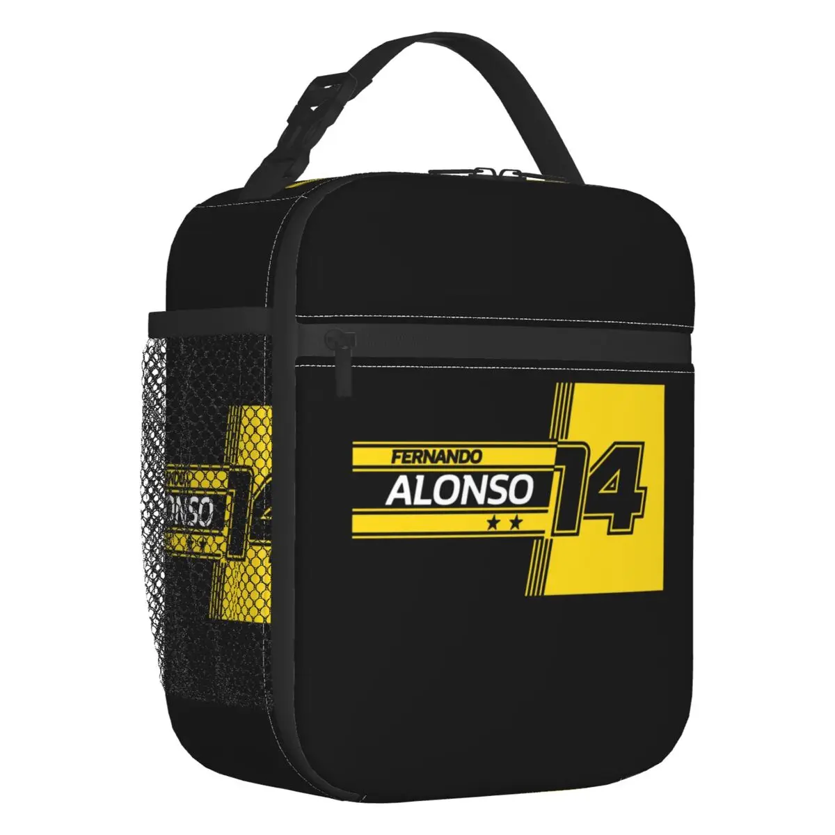 Alonso Motor Racing Day Resuable Lunch Boxes for Women Leakproof Fernando Sport Car Cooler Thermal Food Insulated Lunch Bag