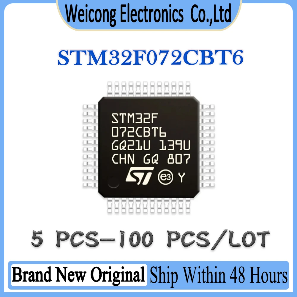 

STM32F072CBT6 STM32F072CBT STM32F072CB STM32F072C STM32F072 STM32F STM32 STM New Original IC MCU Chip LQFP-48