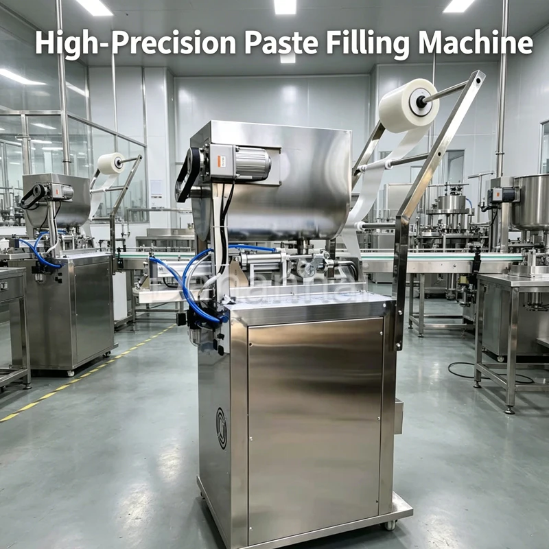 

Pneumatic Cosmetic Paste Lotion Packaging Machine Commercial Liquid Filling Machine for Business Use