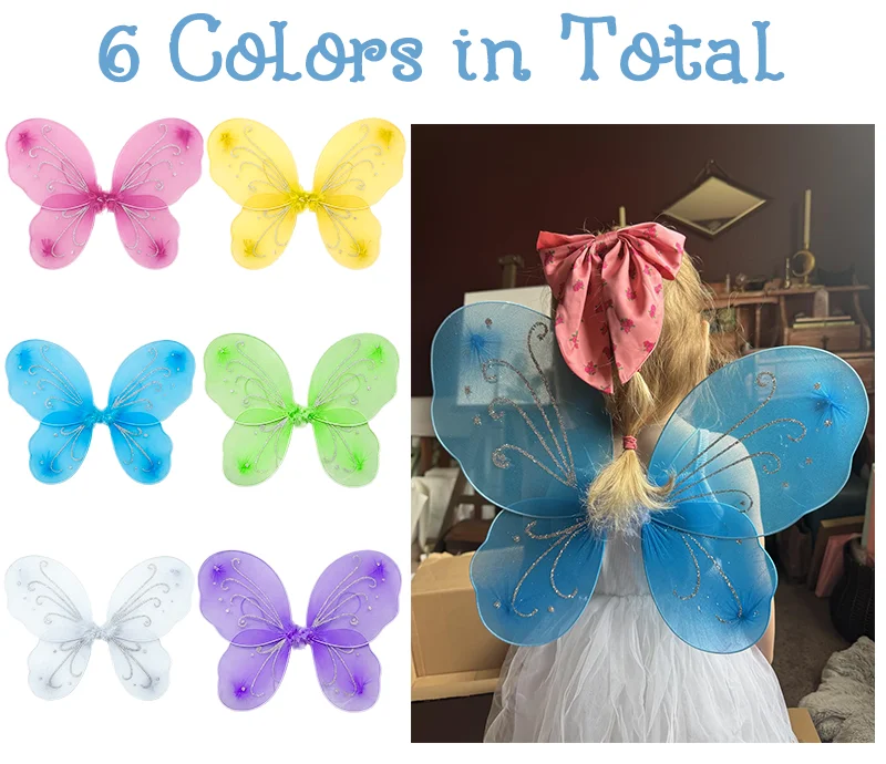 Kids Fairy Butterfly Wings 6