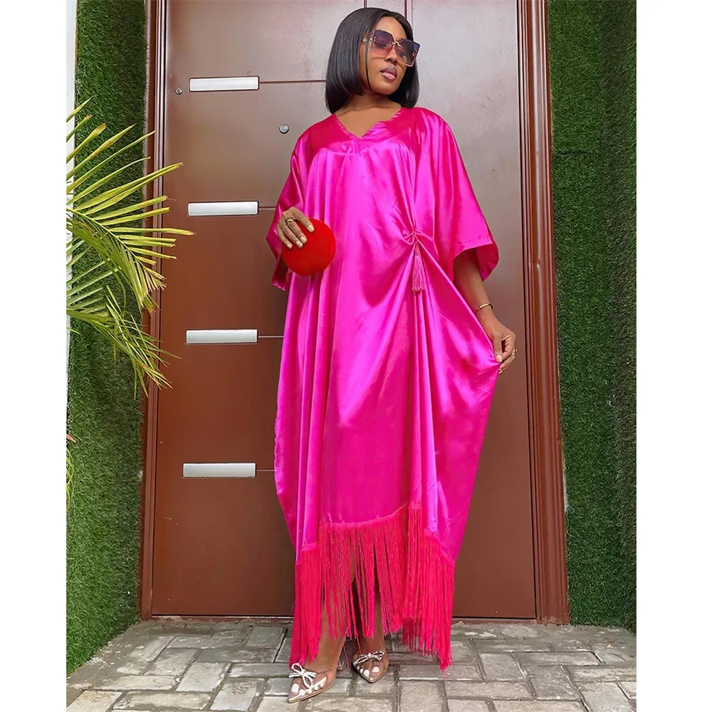 

African Dresses for Women Plus Size Lady Africa Clothes Dashiki Ankara Outfits Gown Kaftan Muslim Evening Party Long Maxi Dress