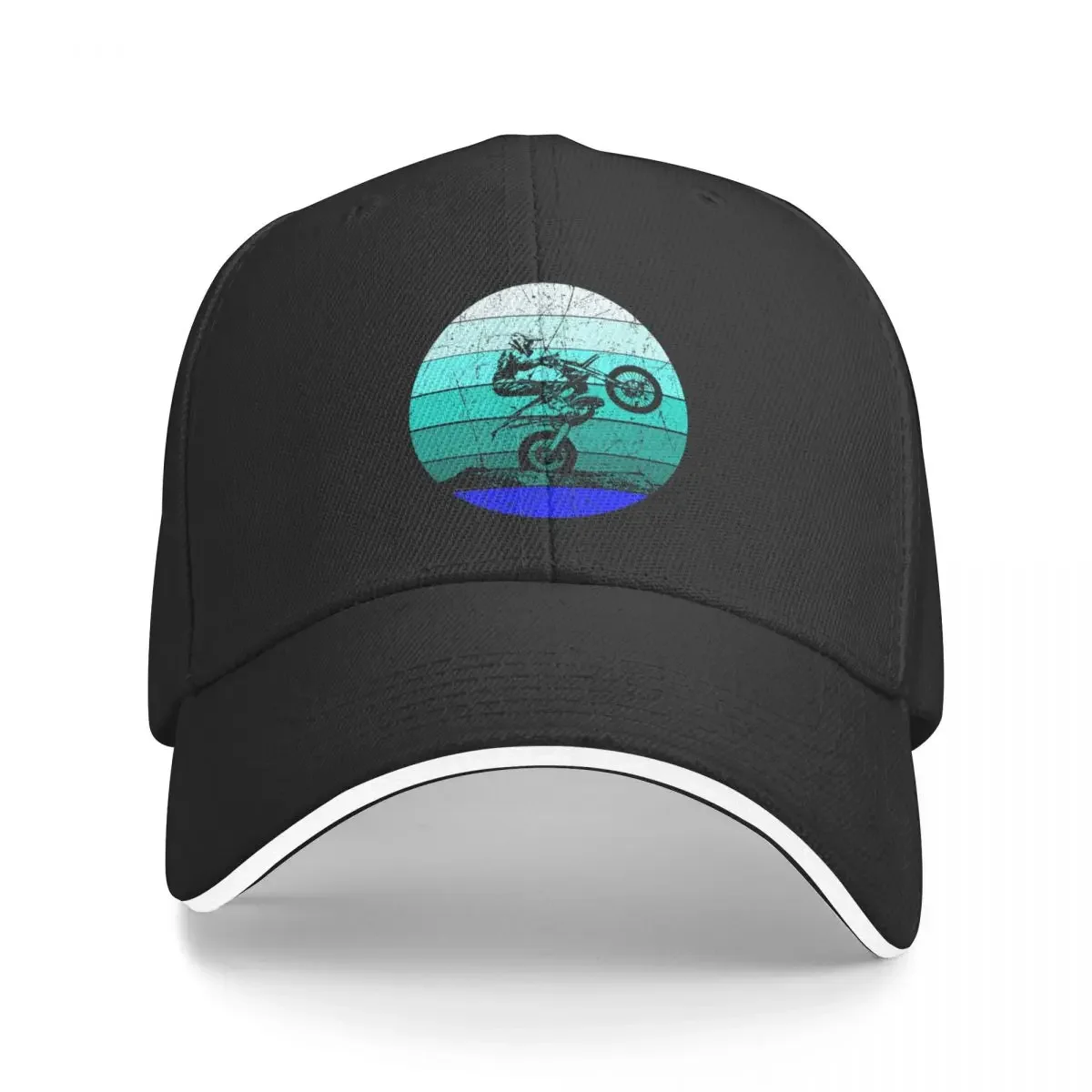 New Retro Motorcycle biker dirt bike offroad bike lover Gift Baseball Cap dad hat hard hat Hat For Women Men's