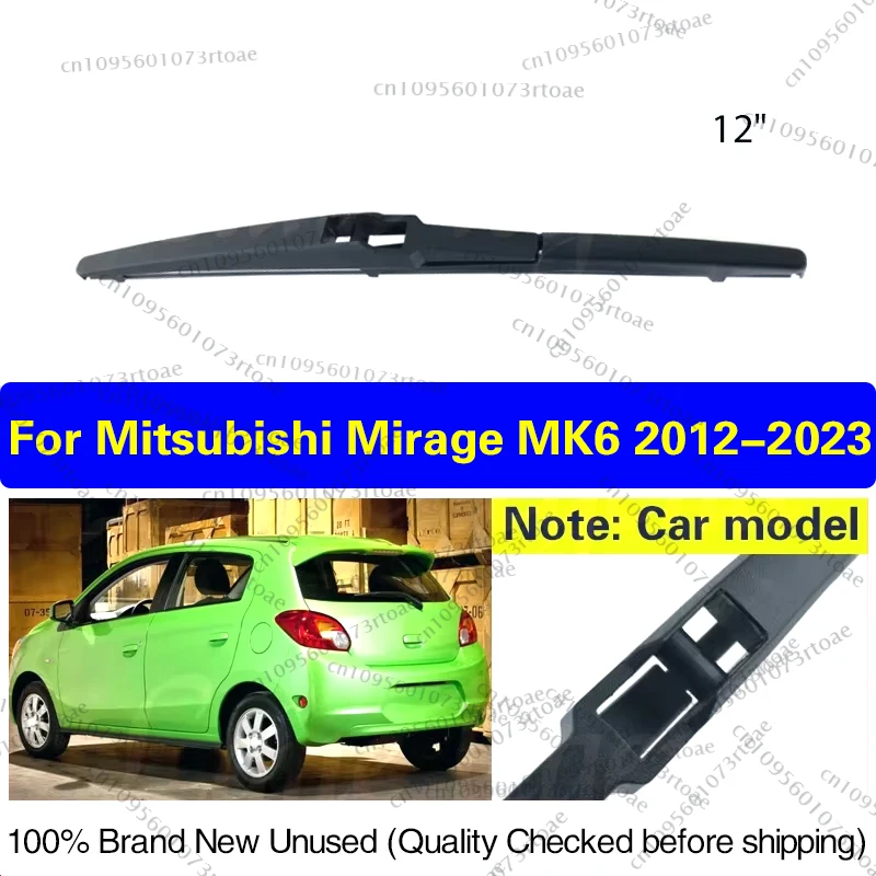 

12" Rear Windshield Windscreen Washer Wiper Blade For Mitsubishi Mirage MK6 2012-2023 Car Accessories 2012 2013 2014 2015 2016