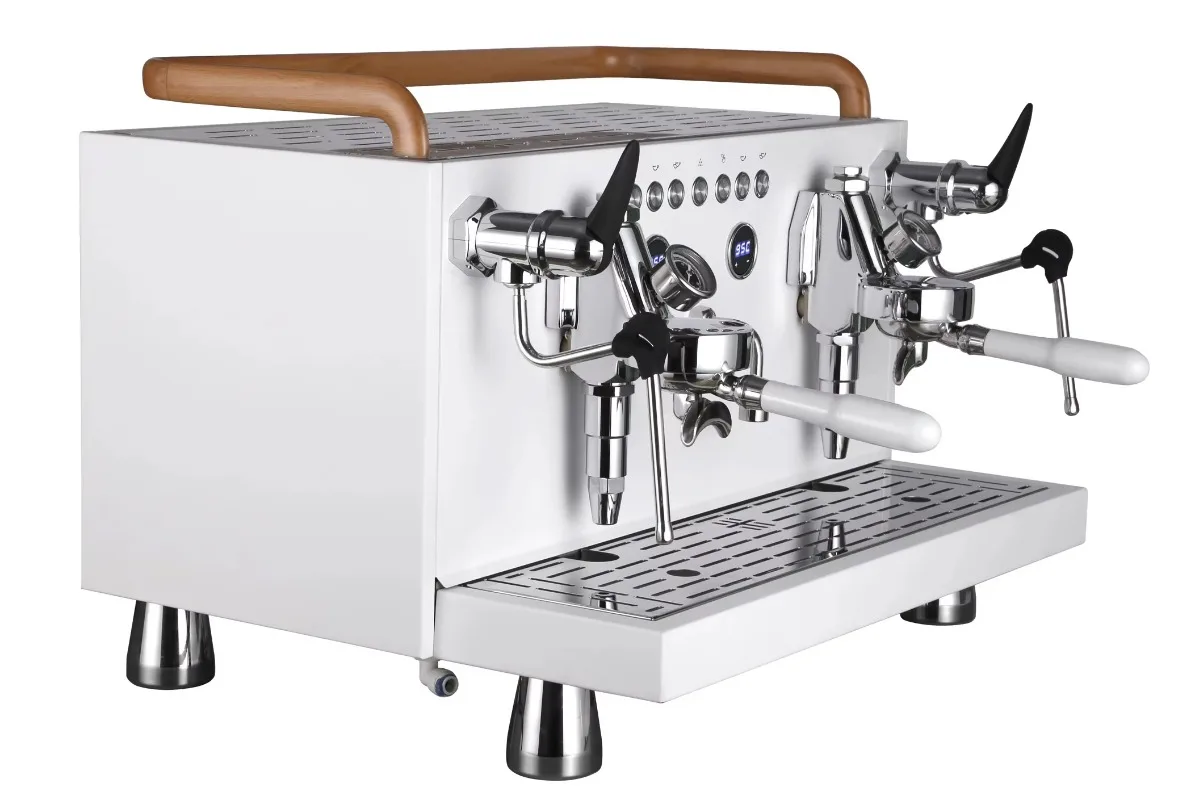 Custom New Style Two Group Industrial Commercial Coffee Maker for Coffee Shop Use