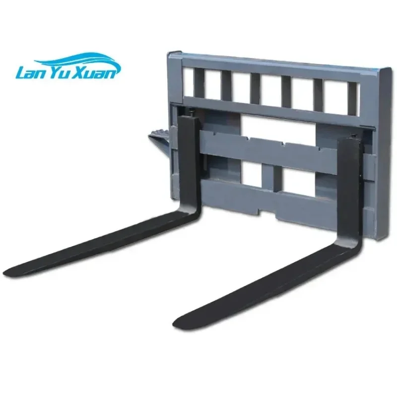 

(Sea shipping) New Design Excavator Mini Skid Steer Loader Attachments Customized Lifting Fork Pallet Forks for Handling