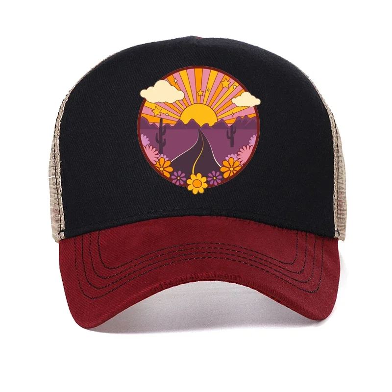 Life Is A Journey Mountain Climbing Baseball Cap Outdoor visor exploration Camping Climbing Women Man Hats Adjustable Mesh hats