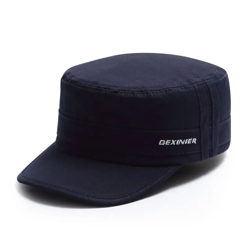 ใหม่หมวกทหารผู้ชายผจญภัยกลางแจ้ง Peaked หมวกสีทึบ Four Seasons Ladies Trucker หมวกหมวกลำลอง