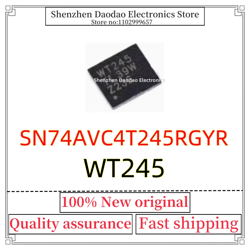 

5Pcs SN74AVC4T245RGYR Silkscreen WT245 QFN-16 Converter IC New original