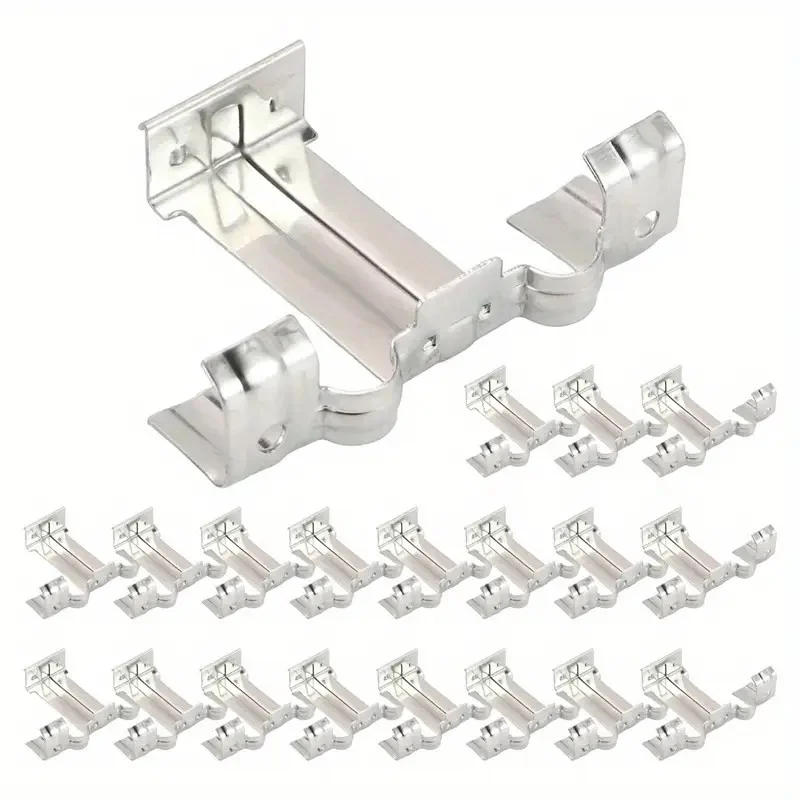 100/50/30 قطعة من مشابك تصريف الألواح الشمسية، 304 مشابك دليل تدفق المياه المضادة للغبار، متوافقة مع إطارات PV 30/35 مم #6