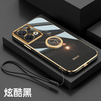 Luxury Case For Oppo find x8 x7 Reno 13 13F 8 Pro Case Original Gold Frame Silicone Case For Reno 8 Pro Plus Cover Holder Strap
