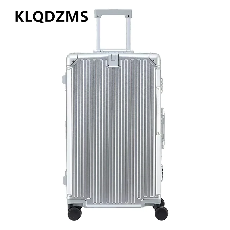 

KLQDZMS New Suitcase 26"29"32 Inches Large-capacity Luggage ABS + PC Aluminum Frame Password Box Universal Wheel Luggage