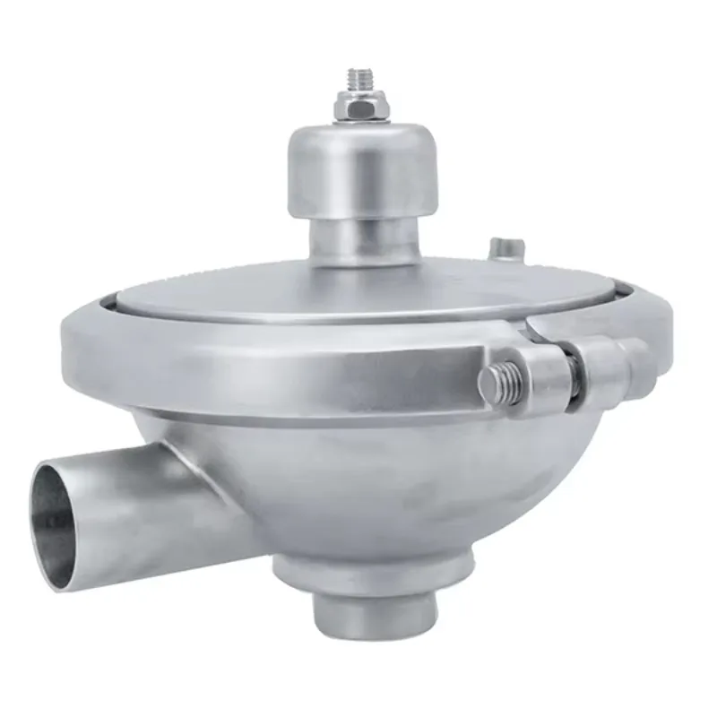 Food Grade SS304 Sanitary Pressure Valve - Hygienic Sterilization Design (Constant Pressure Control)
