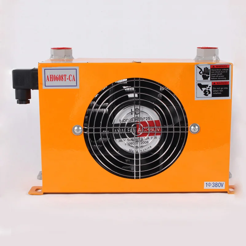 Truck-Mounted Crane Modified Fuel Tank Cooling Cooler Air-Cooled Oil Radiator Hydraulic Air Cooler 220V/380V