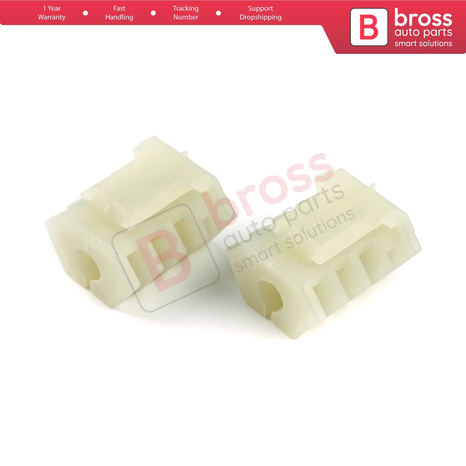 Bross BWR5176 2 Pieces Window Regulator 4523918 4523921 5182969 5182970 Cable End for Ford Transit Connect Chevrolet Cruze