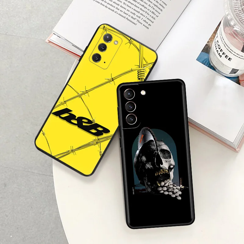 Чехлы для телефонов Samsung S24 Plus Note20 Ultra S23 FE S22 S21 S20 Malone Beerbongs Galaxy S10 Lite, мягкий чехол
