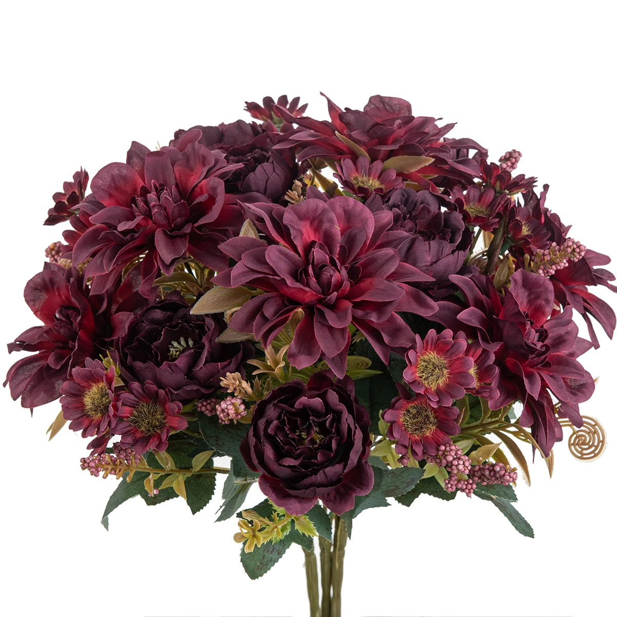 

1pc Artificial Flowers Silk Dahlia Roses Daisy Home Vase Garden Decor Outdoor Wedding Bridal Bouquet Festival Party Diy Gift Box