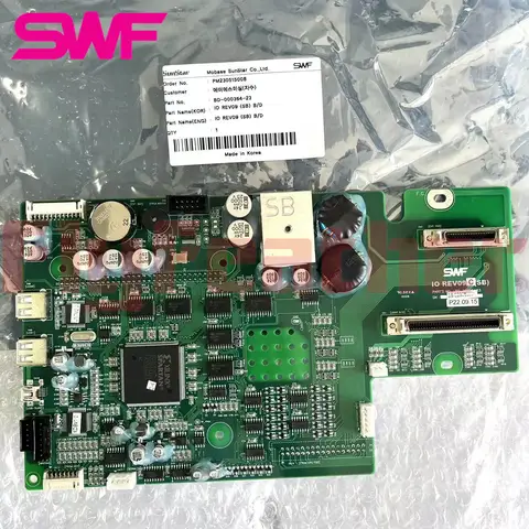 SWF BD-000364-23 Korean Embroidery Machine Electronic Board IO REV09A (SB) DM MULTI Flat type DM-WD(X)920-55 DM-WU(2X)656-150