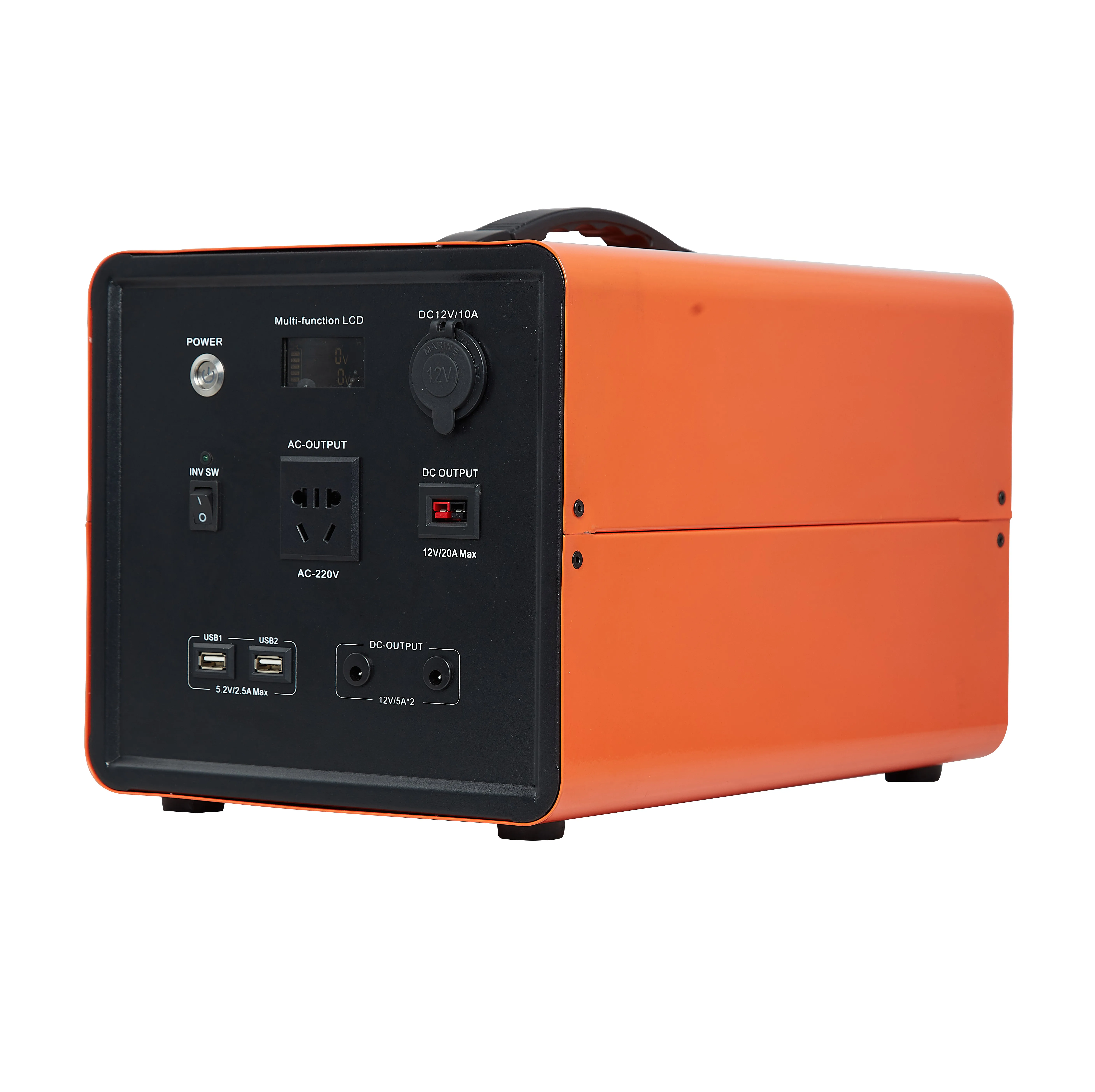 Inversor de onda sinusoidal de 600 W, batería de litio móvil, estación de energía portátil para acampar, la mejor estación de energía portátil, banco de energía