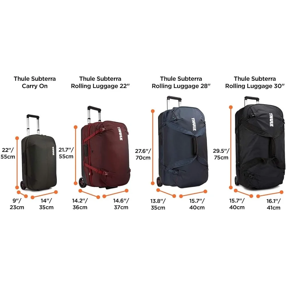 3-in-1 Luggage 55cm Split Design Carry-On Spacious Interior Durable Water-Resistant Nylon Oversized Wheels Compression Straps