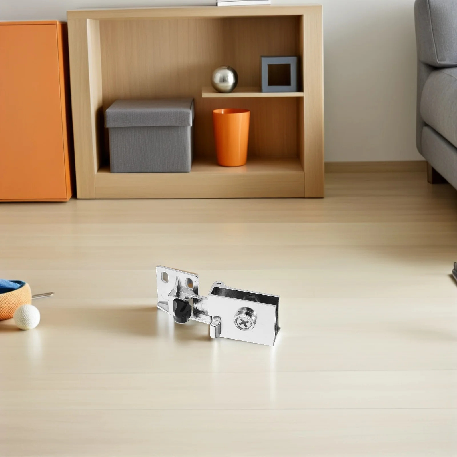 

1Pair No-Drill Glass Door Hinges Metal Corner Clamp for Bathroom Shower Cabinet Glass Door Hardware Durable Secure