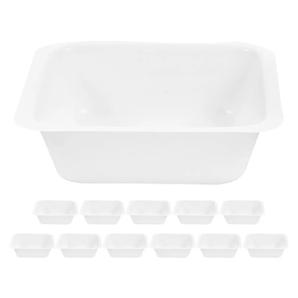 

12 Pcs Plastic Weighing Dish Anti-Static Plate Small Lab Sample Containers Dishes Boat
