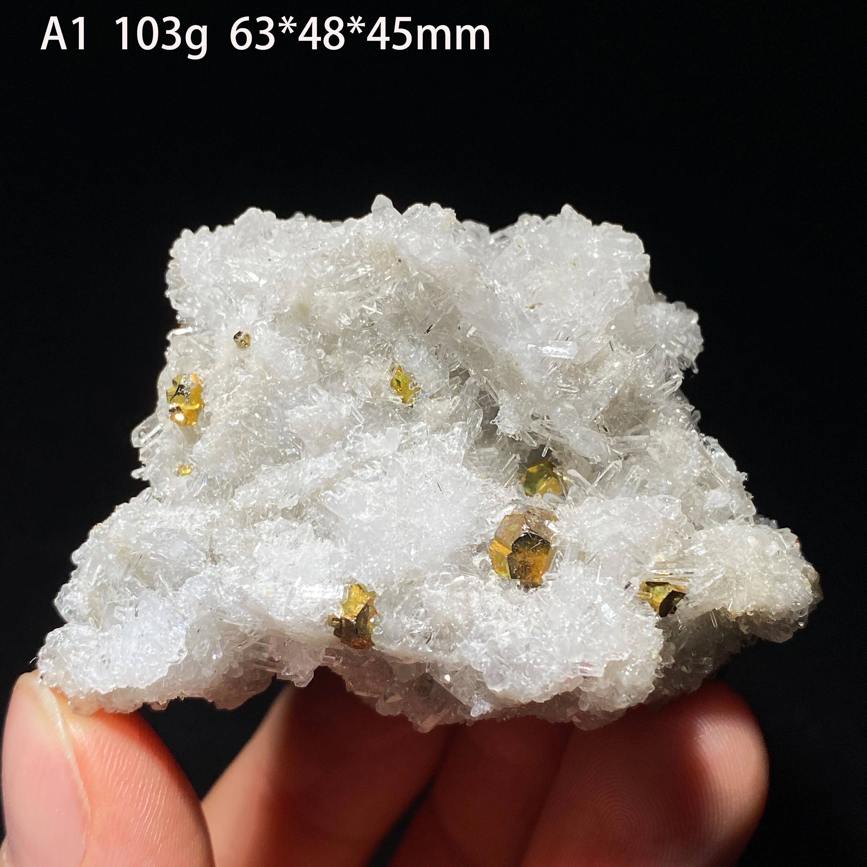 Natural Myanmar Pyrite & Crystal Symbiotic Specimen Healing Energy Meditation Stone Home Decoration Gift Mineral Collection