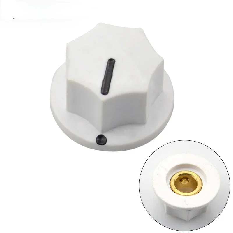 A Set of 3Pcs Volume Tone Control Knobs For Electric Guitar Control bottons Cream Black Guitar accessories Parts