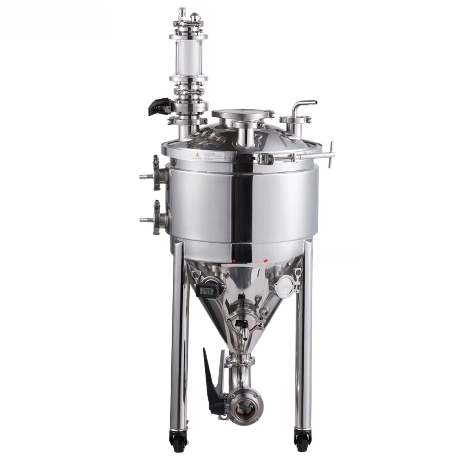 

GUTEN 30L 55L 75L 105L Conical Fermenter Beer Brewery Equipment Pressurized Fermenter Ferment Beer Tank Brewing Beer Equipment