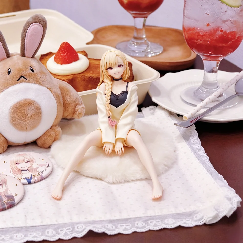 Marin Kitagawa Anime Figure Cute Loungewear Sitting Pose Desktop Car Ornament Birthday Christmas Gift