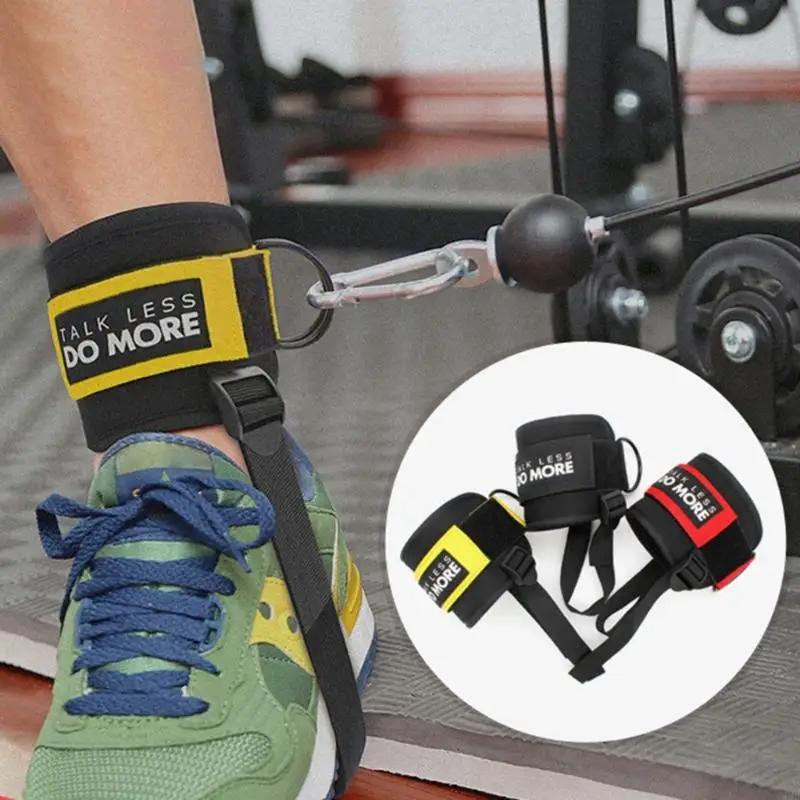 

Ankle Straps D-Rings Ankle Cuffs Foot Straps for Cable Machine Training Equipment T4MB