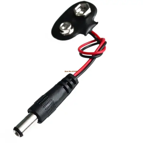 【AH ROBOT】90 DC 9V Battery button power plug for  Mega 2560 1280 For UNO R3 130