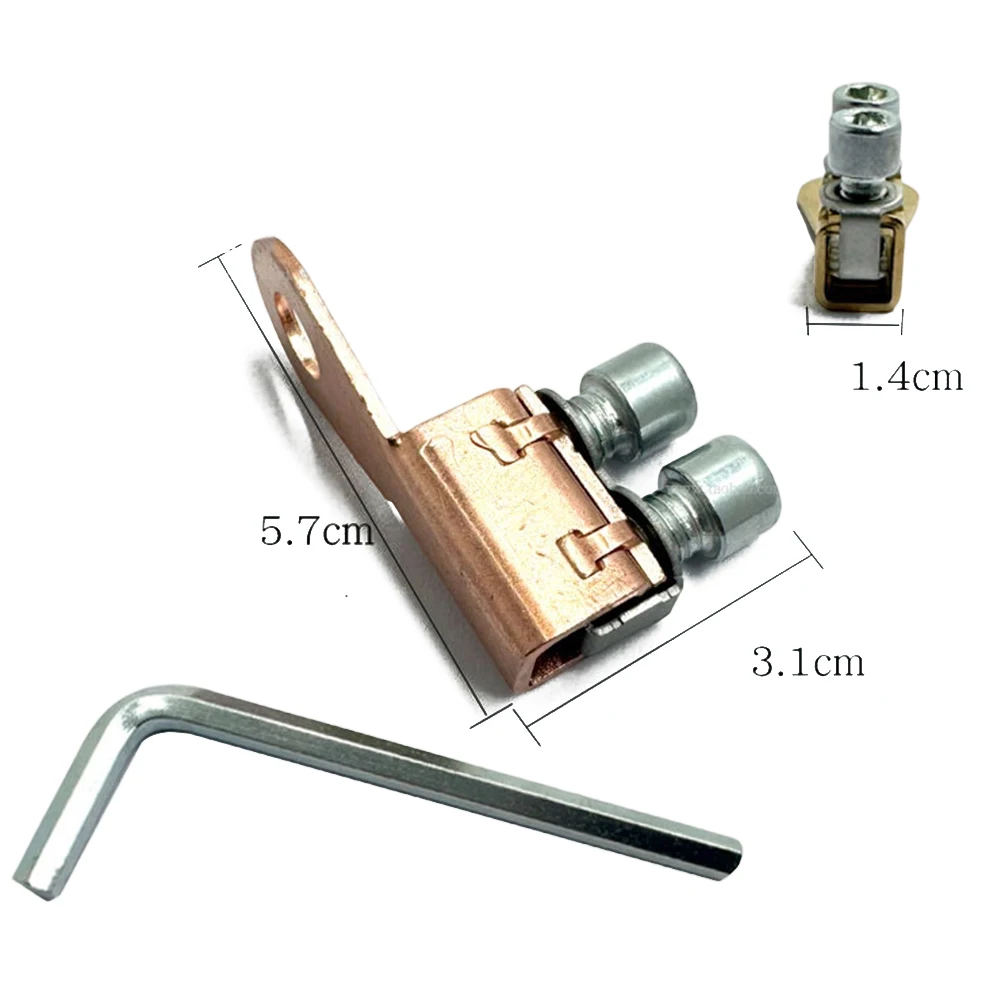 Reinforced Car Battery Terminal Clips with Thick Copper Wire and Pile Head Chuck for Efficient Electrical Connection in Cars