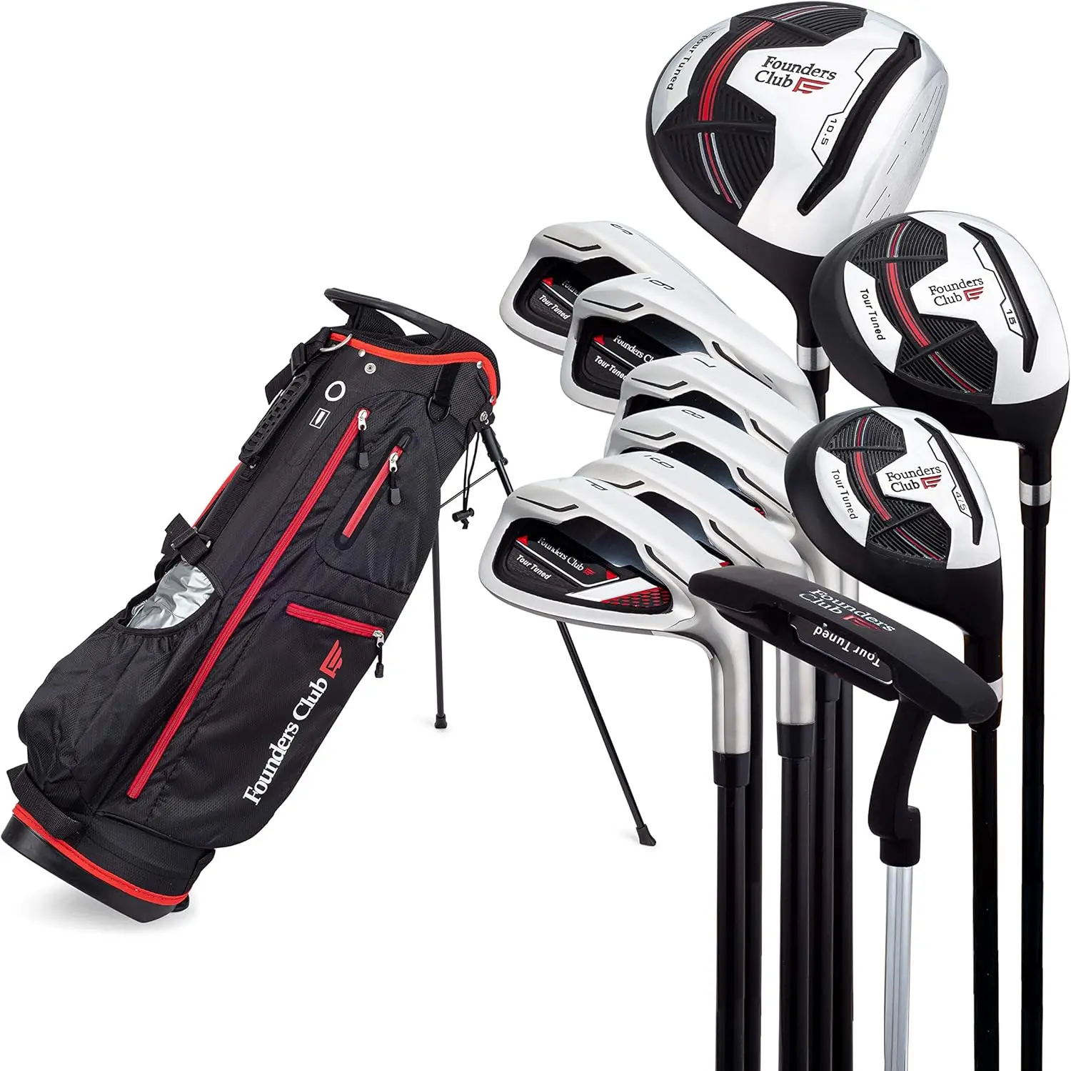 

Founders Club Tour Tuned Men's Complete Golf Club Set with Bag