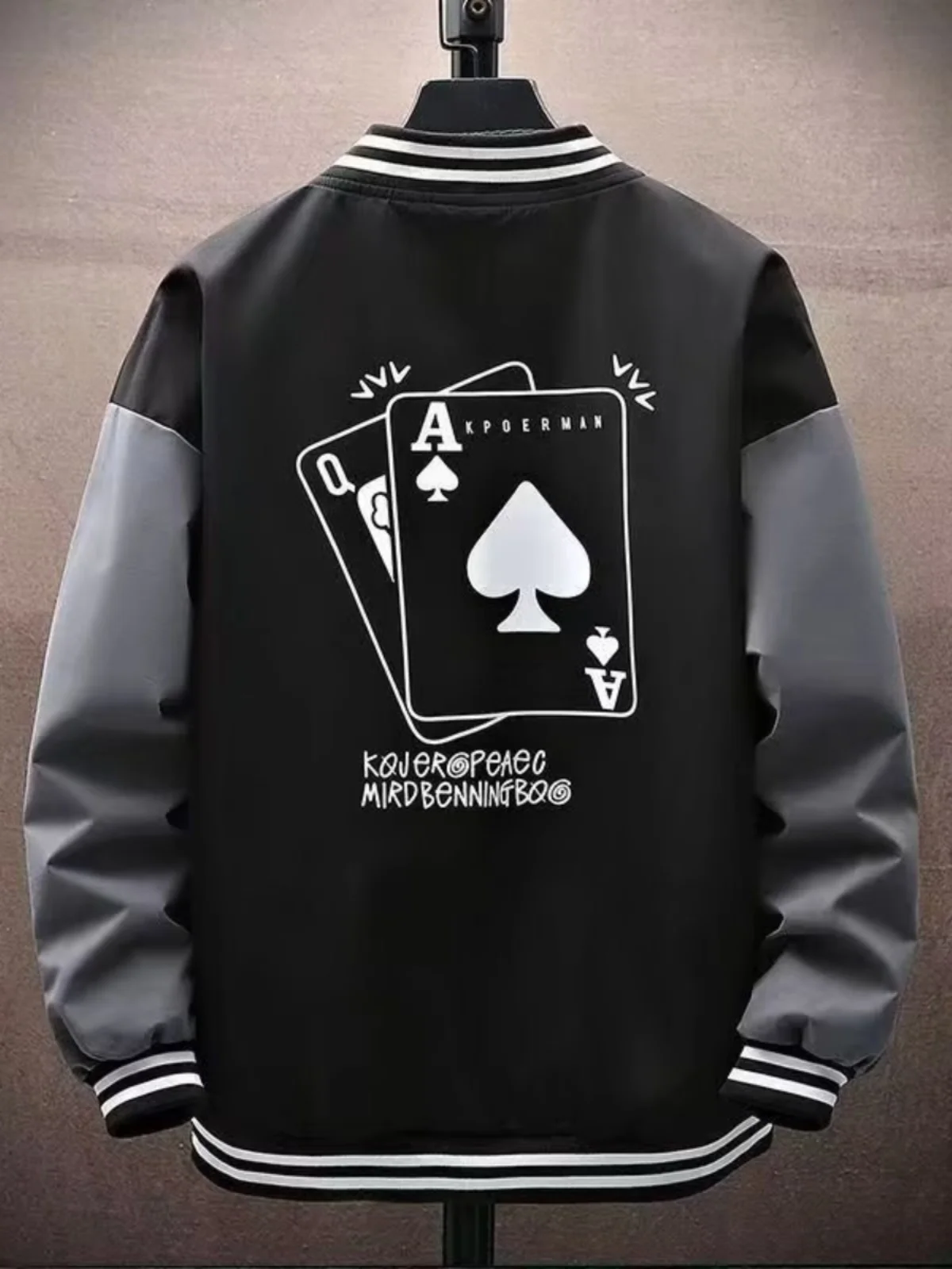 

Весенне-осенняя повседневная бейсбольная куртка для полных мальчиков 5-летняя одежда для больших детей-подростков, модная верхняя одежда, пальто