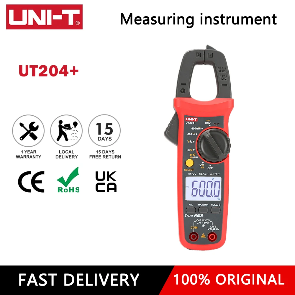 UNI-T UT210D UT210E UT201 UT202 UT202A UT203 UT204 Plus Pliers Ammeter Voltmeter Clamp Meter Professional Digital Multimeter