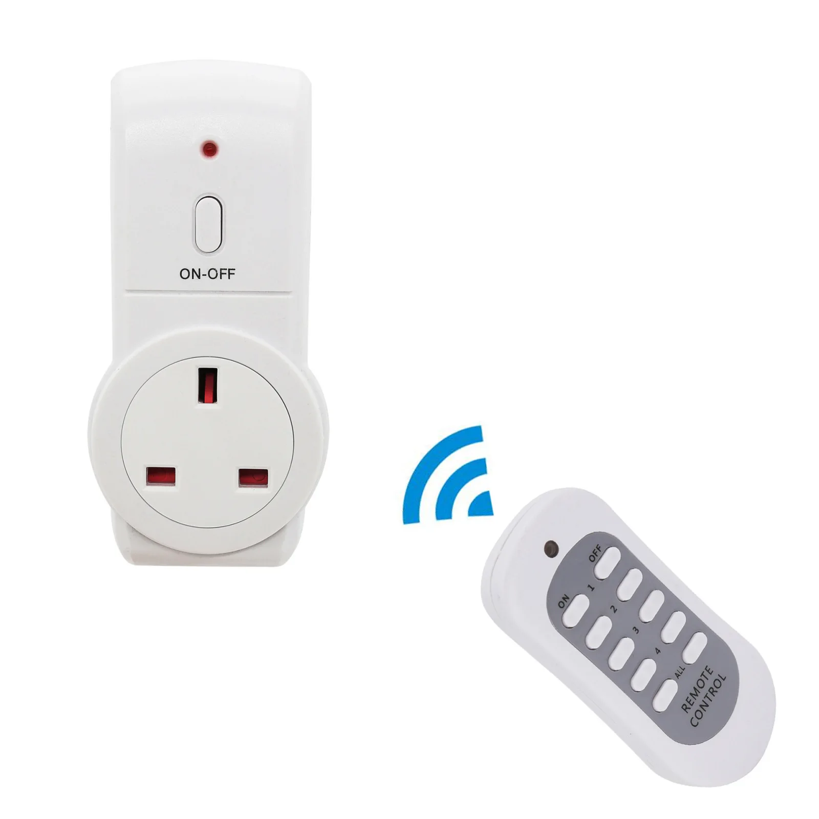 433.92MHz Wireless Remote Control Smart Switch Electrical Sockets 240V AC 10A UK Plug House Power Outlet For Home Appliance