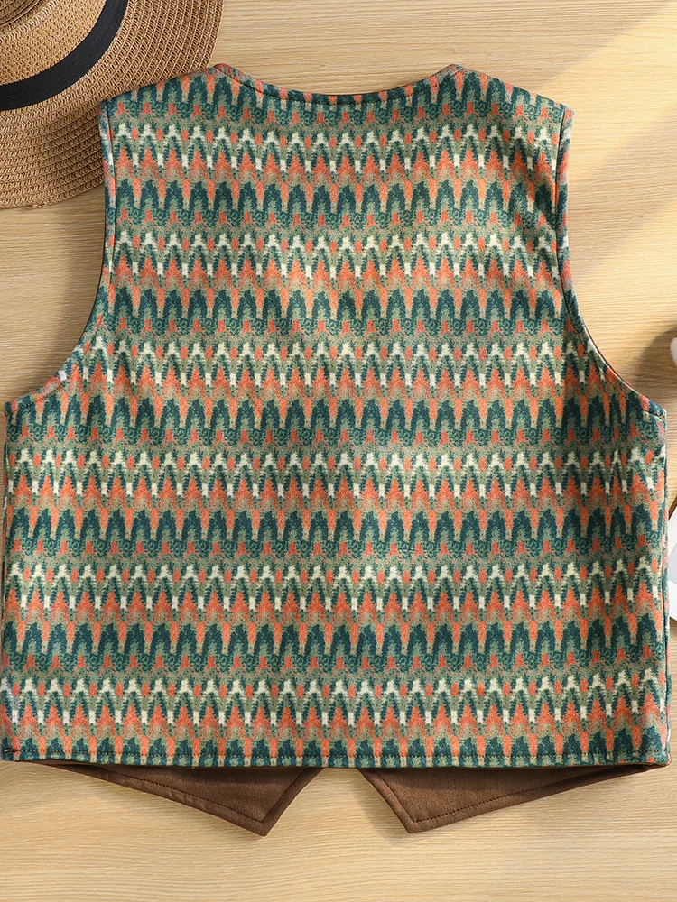 Women's Fashionable Versatile Double-Sided Wearable Vest Spring Autumn New Style Ladies' Premium Quality All-Match Small Vest