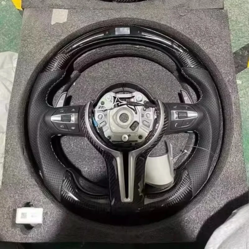 

Спортивный руль M Sport с LED-подсветкой и карбоновыми вставками для BMW F30 F31 F32 F35 F36 F48 F01 F02 F03 F10 F11 F13 F15 F16 F20 F21 F22 F25 F23, включая модель F10.