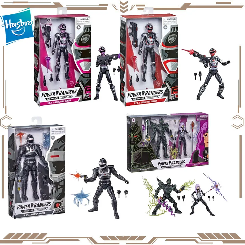 

Hasbro Original Power Rangers S.P.D. A-SQUAD PINK RANGER Red and Black Action Figure Toys for Boys Girls Gift Collectible Model