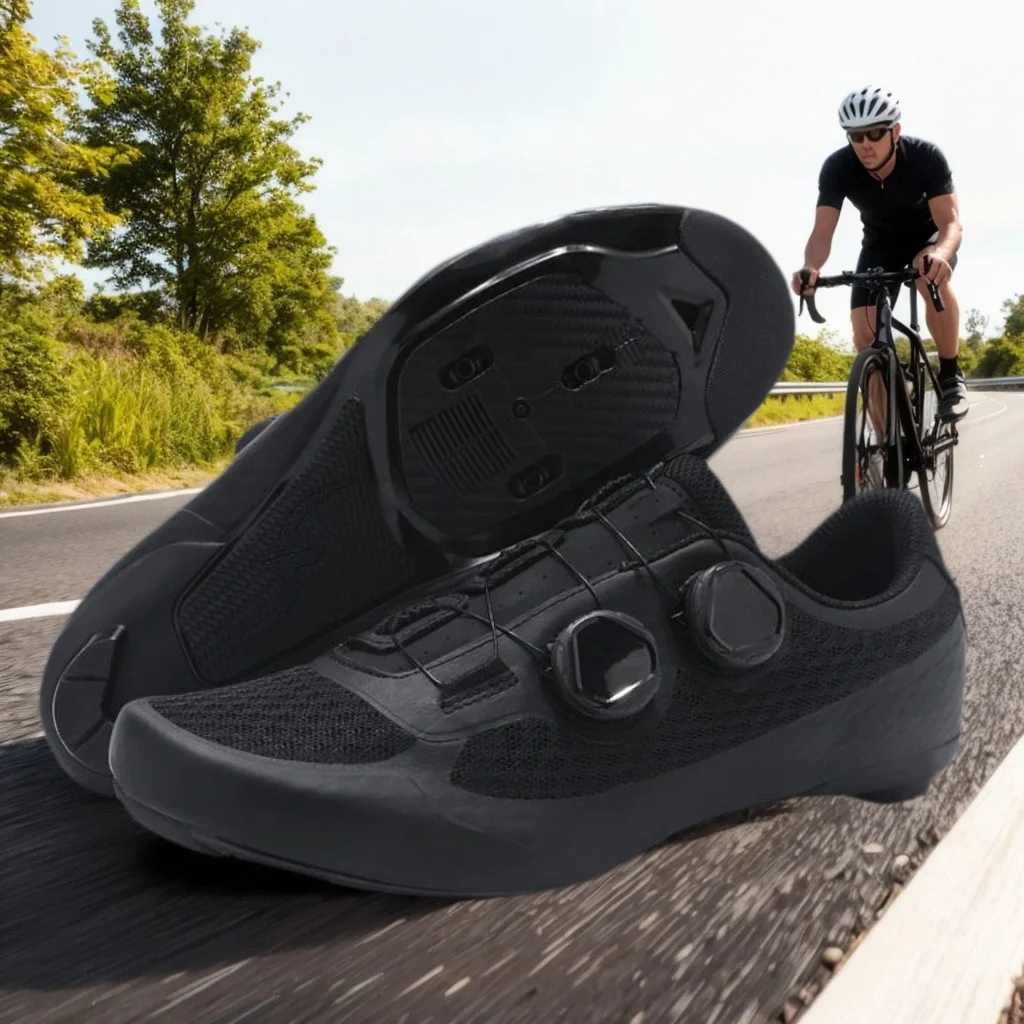 

WILDTO Ultralight Cycling Shoes Men's Road Bike Shoes Hardness12 Carbon Fiber Professional Self-locking SPD Cleats Footwear