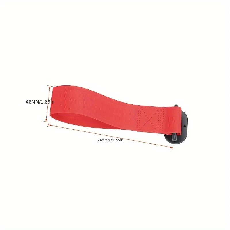 Car Front Bumper Exposed Trailer Rope Tassel Modified Decoration Wear-Resistant and Non Fading Racing Style Ribbon Accessories
