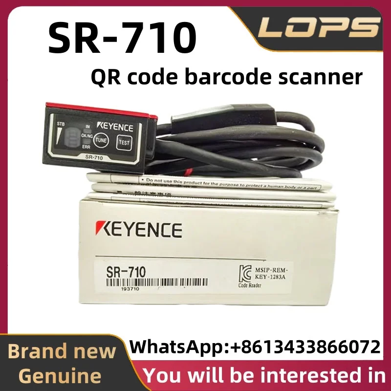 

SR-710 Новый оригинальный сканер штрих-кода QR-кода KEYENCE, доступный большой запас, добро пожаловать на консультацию.
