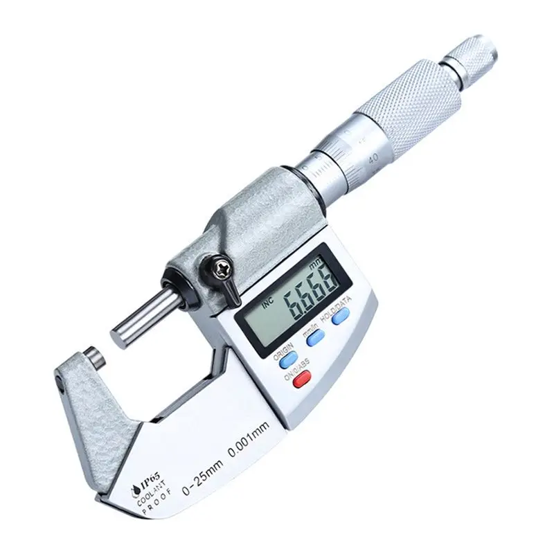 Digital Display 0.001Mm Micrometer Waterproof Electronic Digital