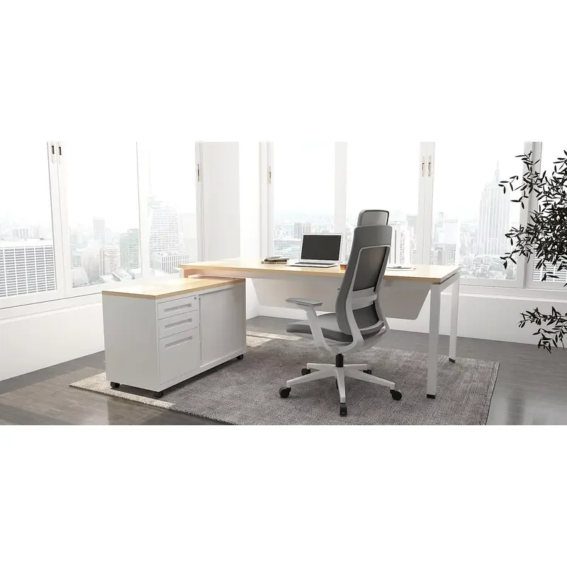 Mobile Filing Cabinet Steel Metal Locking Drawers Large Storage Sliding Office Furniture