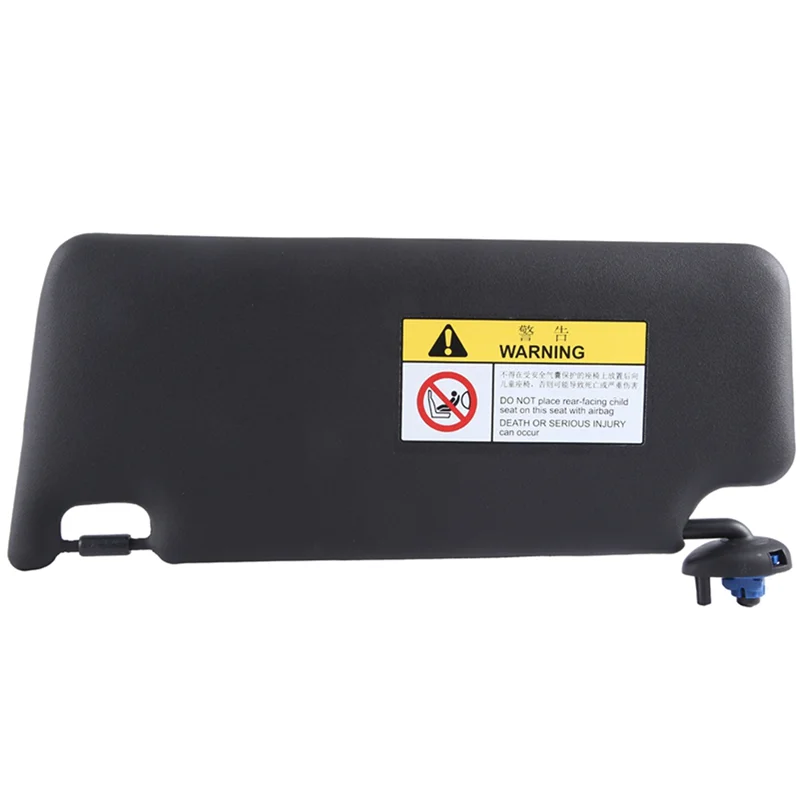 1 قطعة حاجب الشمس الأمامي الأيمن للسيارة أقنعة الشمس مع المرايا لوازم السيارات السوداء لهوندا سيفيك 2020 + 83230-T31-H01ZA